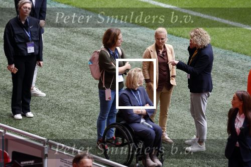 Amsterdam 21 september 2022
Koning Willem Alexander bezoekt sportdag van de Johan Cruyff foundation op de toekomst en in de Johan Cruyff Arena . Danny Cruyff Jordi Cruyff en zijn dochter Susila .