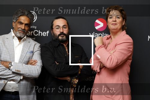 Amsterdam 28 september 2022
Presentatie kookprogramma Nederlandse Celebrit Masterchef Nederland met oa Victor Abeln Stijn Fransen Jetske v d Elsen  Freddy Tratlehner ( Vjeze Fur)Louise Schiffmacher  Amije Roos v d Laan en Jeangu Macrooy doen mee aan het programma. De jury bestaat uit Soenil Bahadoer Angelique Schmeinck en Joel Broekaert.