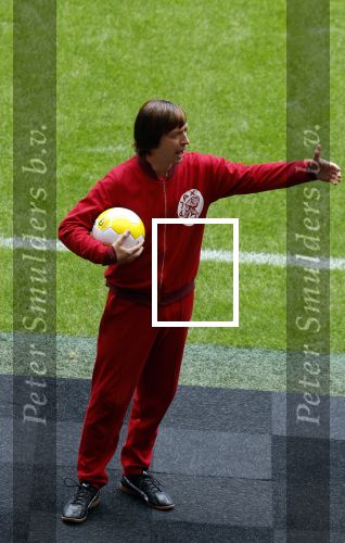 Amsterdam 21 september 2022
Koning Willem Alexander bezoekt sportdag van de Johan Cruyff foundation op de toekomst en in de Johan Cruyff Arena . Danny Cruyff Jordi Cruyff en zijn dochter Susila . Tobias Nierop
