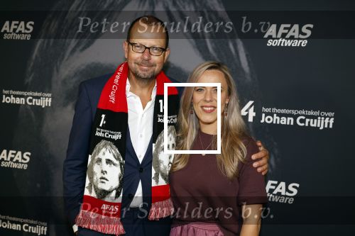Leusden 29 september 2022
Premiere theater stuk over leven Johan Cruijff in Afas Leusden . Wolter Lommerde met partner