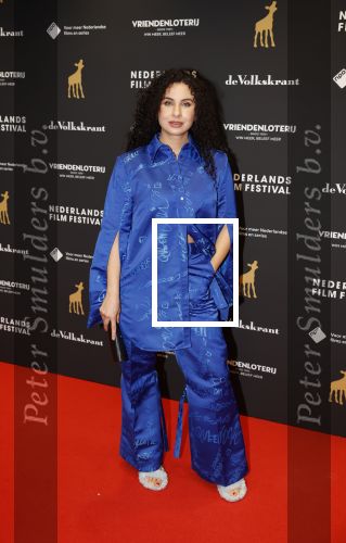 Utrecht 21 september 2022
Premiere Zee van tijd tijdens de openingsavond van het Nederlands filmfestival in de schouwburg in Utrecht. Zineb Fallouk