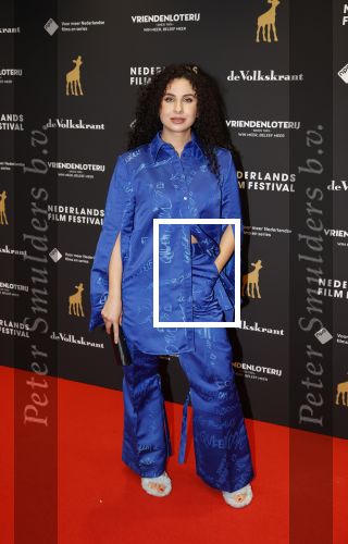 Utrecht 21 september 2022
Premiere Zee van tijd tijdens de openingsavond van het Nederlands filmfestival in de schouwburg in Utrecht. Zineb Fallouk
