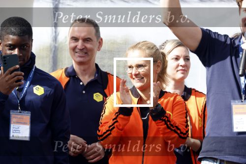 Amsterdam 21 september 2022
Koning Willem Alexander bezoekt sportdag van de Johan Cruyff foundation op de toekomst en in de Johan Cruyff Arena . Danny Cruyff Jordi Cruyff en zijn dochter Susila .sarina Wiegman