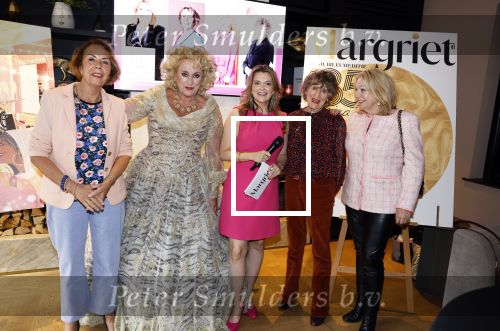 Utrecht 26 september 2023
Magazine Margriet bestaat 85 jaar . Angela Groothuizen Helene v Santen en Hedy Ancona