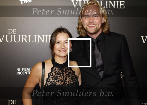 Amsterdam 11 september 2023
Premiere de Vuurlinie in Thuschinski Amsterdam .  Barbara Sloesen en Joost Hofman