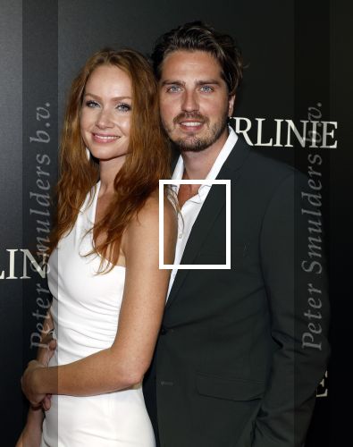 Amsterdam 11 september 2023
Premiere de Vuurlinie in Thuschinski Amsterdam .  Bertrie Wierenga en Dorian Bindels