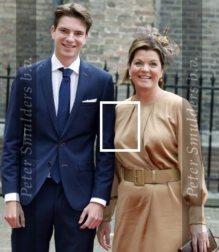 Den Haag 19 september 2023
Prinsjesdag 2023 . Aankomst van de ministers met partners en Staatsecretarissen met partners op het binnenhof. Christianne van der Wal-Zeggelink met zoon