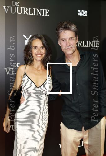 Amsterdam 11 september 2023
Premiere de Vuurlinie in Thuschinski Amsterdam . Daniel Boissevain en partner Vanessa Henneman