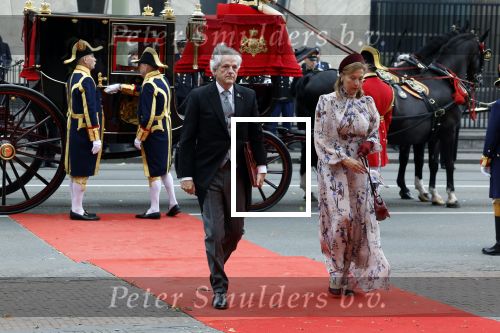 Den Haag 19 september 2023
Prinsjesdag 2023. Aanwezig namens de koninklijke familie , Koning Willem Alexander Koningin Maxima Prinses Amalia Prinses Alexia Prins Constantijn en Prinses laurentien.