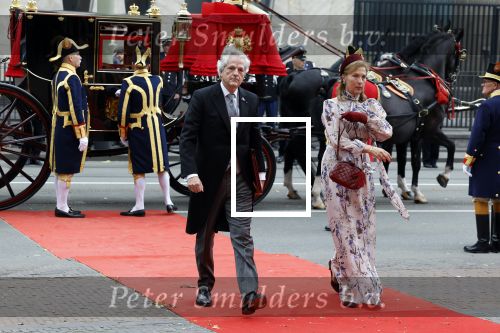 Den Haag 19 september 2023
Prinsjesdag 2023. Aanwezig namens de koninklijke familie , Koning Willem Alexander Koningin Maxima Prinses Amalia Prinses Alexia Prins Constantijn en Prinses laurentien. Drs. Bibi gravin van Zuylen van Nijevelt-den Beer Poortugael en Chris Breedveld