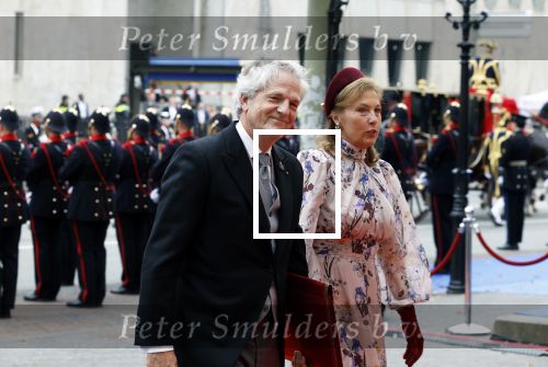 Den Haag 19 september 2023
Prinsjesdag 2023. Aanwezig namens de koninklijke familie , Koning Willem Alexander Koningin Maxima Prinses Amalia Prinses Alexia Prins Constantijn en Prinses laurentien. Drs. Bibi gravin van Zuylen van Nijevelt-den Beer Poortugael en Chris Breedveld
