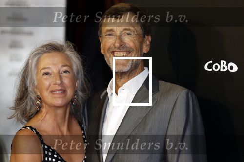 Amsterdam 11 september 2023
Premiere de Vuurlinie in Thuschinski Amsterdam .  Ferry Mingelen en Marike Mingelen
