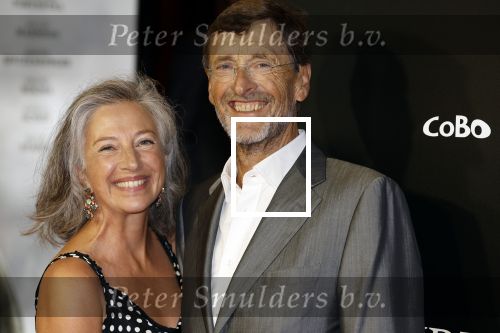 Amsterdam 11 september 2023
Premiere de Vuurlinie in Thuschinski Amsterdam .  Ferry Mingelen en Marike Mingelen