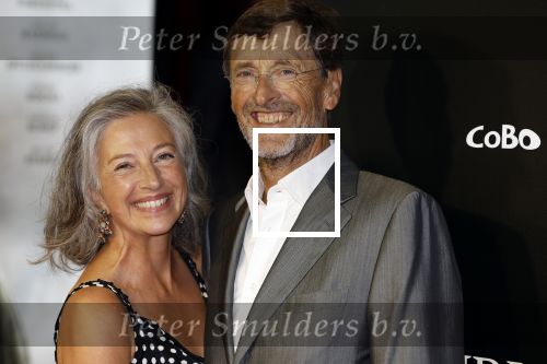 Amsterdam 11 september 2023
Premiere de Vuurlinie in Thuschinski Amsterdam .  Ferry Mingelen en Marike Mingelen