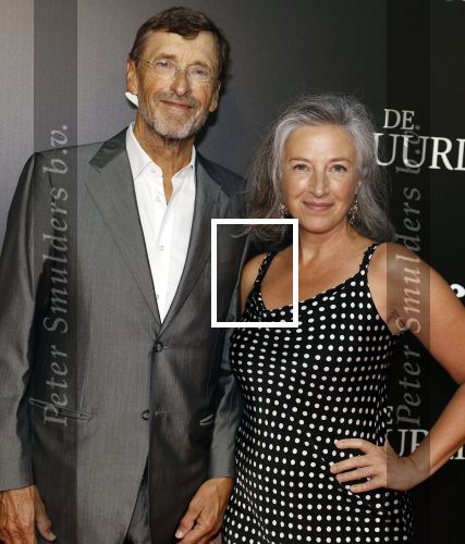 Amsterdam 11 september 2023
Premiere de Vuurlinie in Thuschinski Amsterdam .  Ferry Mingelen en Marike Mingelen