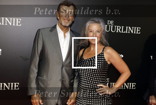 Amsterdam 11 september 2023
Premiere de Vuurlinie in Thuschinski Amsterdam .  Ferry Mingelen en Marike Mingelen