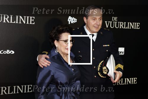 Amsterdam 11 september 2023
Premiere de Vuurlinie in Thuschinski Amsterdam . Carry Knoops en partner Geert-Jan Knoops