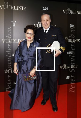 Amsterdam 11 september 2023
Premiere de Vuurlinie in Thuschinski Amsterdam . Carry Knoops en partner Geert-Jan Knoops
