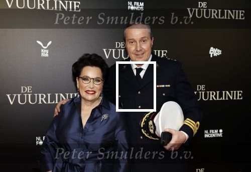 Amsterdam 11 september 2023
Premiere de Vuurlinie in Thuschinski Amsterdam . Carry Knoops en partner Geert-Jan Knoops