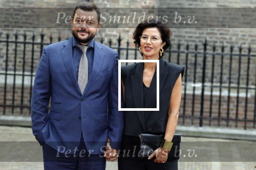 Den Haag 19 september 2023
Prinsjesdag 2023 . Aankomst van de ministers met partners en Staatsecretarissen met partners op het binnenhof. Gunay Uslu met man