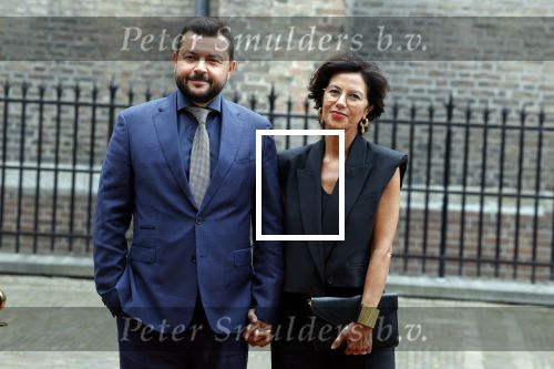 Den Haag 19 september 2023
Prinsjesdag 2023 . Aankomst van de ministers met partners en Staatsecretarissen met partners op het binnenhof. Gunay Uslu met man