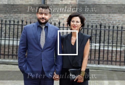 Den Haag 19 september 2023
Prinsjesdag 2023 . Aankomst van de ministers met partners en Staatsecretarissen met partners op het binnenhof. Gunay Uslu met man