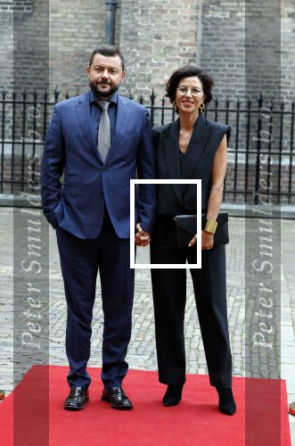 Den Haag 19 september 2023
Prinsjesdag 2023 . Aankomst van de ministers met partners en Staatsecretarissen met partners op het binnenhof. Gunay Uslu met man