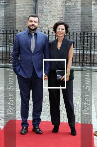Den Haag 19 september 2023
Prinsjesdag 2023 . Aankomst van de ministers met partners en Staatsecretarissen met partners op het binnenhof. Gunay Uslu met man