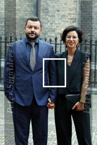 Den Haag 19 september 2023
Prinsjesdag 2023 . Aankomst van de ministers met partners en Staatsecretarissen met partners op het binnenhof. Gunay Uslu met man