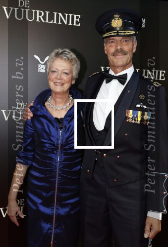 Amsterdam 11 september 2023
Premiere de Vuurlinie in Thuschinski Amsterdam . Henk Morsink en partner
