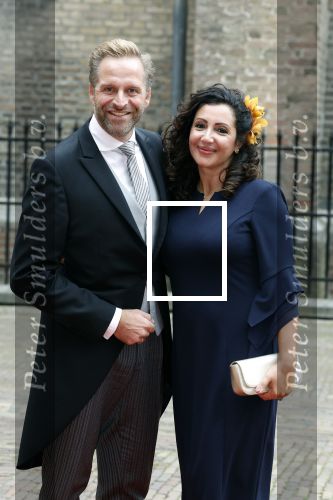 Den Haag 19 september 2023
Prinsjesdag 2023 . Aankomst van de ministers met partners en Staatsecretarissen met partners op het binnenhof. Hugo de Jonge met zijn vrouw