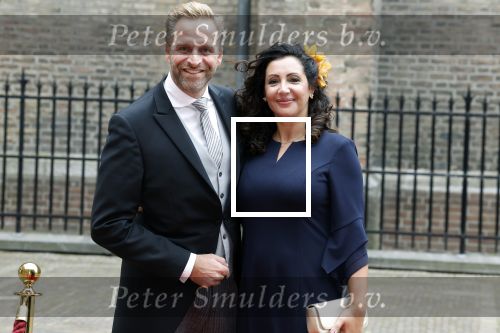 Den Haag 19 september 2023
Prinsjesdag 2023 . Aankomst van de ministers met partners en Staatsecretarissen met partners op het binnenhof. Hugo de Jonge met zijn vrouw