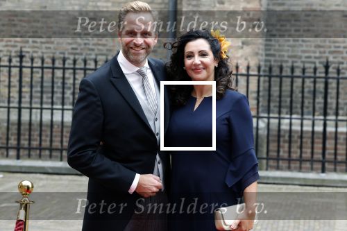 Den Haag 19 september 2023
Prinsjesdag 2023 . Aankomst van de ministers met partners en Staatsecretarissen met partners op het binnenhof. Hugo de Jonge met zijn vrouw
