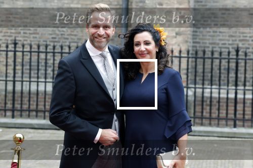 Den Haag 19 september 2023
Prinsjesdag 2023 . Aankomst van de ministers met partners en Staatsecretarissen met partners op het binnenhof. Hugo de Jonge met zijn vrouw