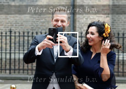 Den Haag 19 september 2023
Prinsjesdag 2023 . Aankomst van de ministers met partners en Staatsecretarissen met partners op het binnenhof. Hugo de Jonge met zijn vrouw