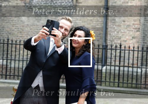 Den Haag 19 september 2023
Prinsjesdag 2023 . Aankomst van de ministers met partners en Staatsecretarissen met partners op het binnenhof. Hugo de Jonge met zijn vrouw
