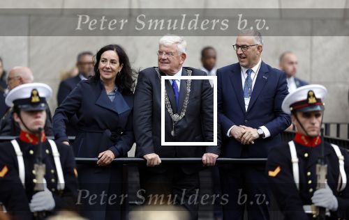 Den Haag 19 september 2023
Prinsjesdag 2023 . Burgemeester jan v Zanen met zij n Collegas Aboutaleb en Femke Halsema