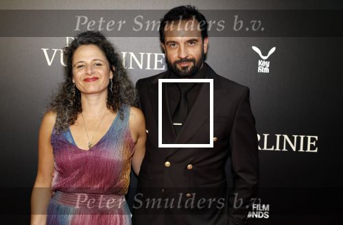 Amsterdam 11 september 2023
Premiere de Vuurlinie in Thuschinski Amsterdam .  Jeroen Spitzenberger kwam met zijn vrouw