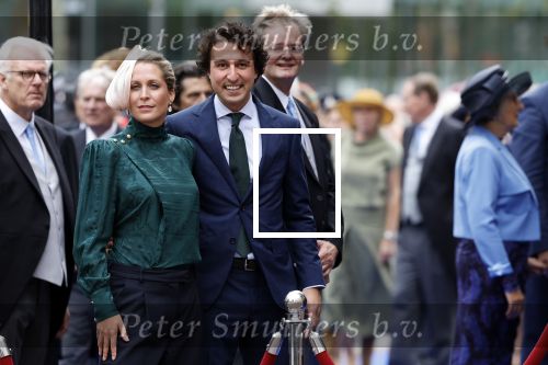 Den Haag 19 september 2023
Prinsjesdag 2023. Jesse Klaver met zijn vrouw