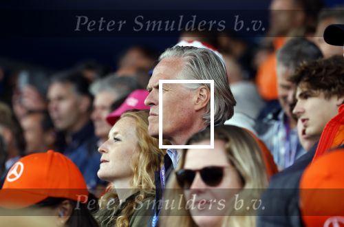 Zandvoort 27 augustus 2023
Grandprix F1 van Zandvoort gewonnen door Max Verstappen.
Jort Kelder met vriendin Noor Wagtendonk op de tribune