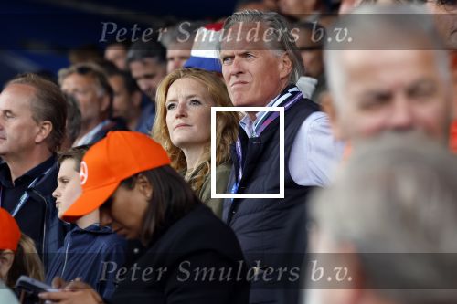 Zandvoort 27 augustus 2023
Grandprix F1 van Zandvoort gewonnen door Max Verstappen.
Jort Kelder met vriendin Noor Wagtendonk op de tribune