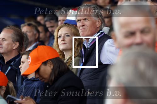 Zandvoort 27 augustus 2023
Grandprix F1 van Zandvoort gewonnen door Max Verstappen.
Jort Kelder met vriendin Noor Wagtendonk op de tribune