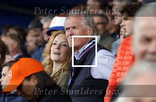 Zandvoort 27 augustus 2023
Grandprix F1 van Zandvoort gewonnen door Max Verstappen.
Jort Kelder met vriendin Noor Wagtendonk op de tribune