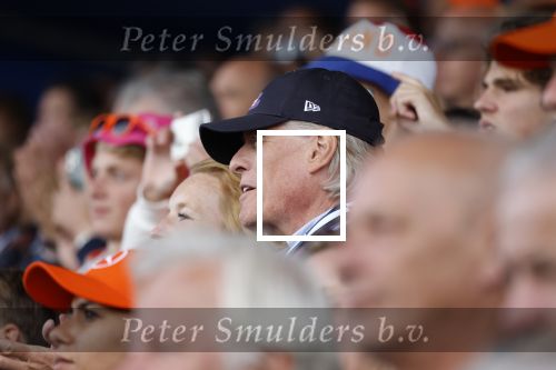 Zandvoort 27 augustus 2023
Grandprix F1 van Zandvoort gewonnen door Max Verstappen.
Jort Kelder met vriendin Noor Wagtendonk op de tribune