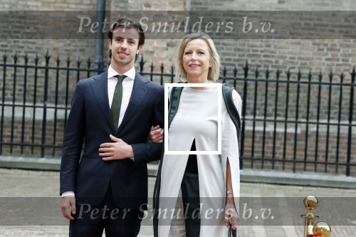 Den Haag 19 september 2023
Prinsjesdag 2023 . Aankomst van de ministers met partners en Staatsecretarissen met partners op het binnenhof. Kajsa Ollongren met zoon