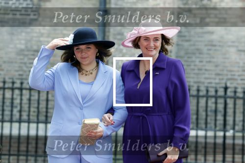 Den Haag 19 september 2023
Prinsjesdag 2023 . Aankomst van de ministers met partners en Staatsecretarissen met partners op het binnenhof. Karien van Gennip met dochter