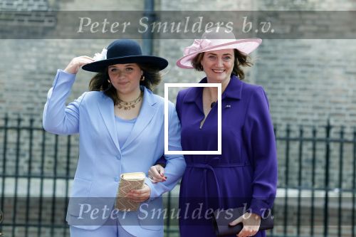 Den Haag 19 september 2023
Prinsjesdag 2023 . Aankomst van de ministers met partners en Staatsecretarissen met partners op het binnenhof. Karien van Gennip met dochter