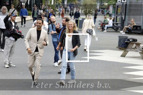 Hilversum 29 augustus 2023
Presentatie nieuwe tv seizoen NPO bij studio 21 op het mediapark.
Khalid Kasem en Sophie Hilbrand