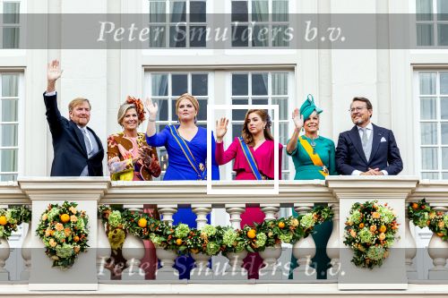 Den Haag 19 september 2023
Prinsjesdag 2023. Aanwezig namens de koninklijke familie , Koning Willem Alexander Koningin Maxima Prinses Amalia Prinses Alexia Prins Constantijn en Prinses laurentien.