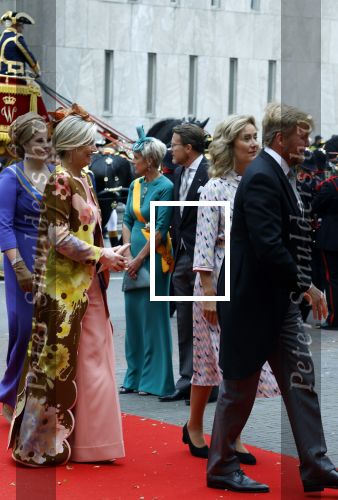 Den Haag 19 september 2023
Prinsjesdag 2023. Aanwezig namens de koninklijke familie , Koning Willem Alexander Koningin Maxima Prinses Amalia Prinses Alexia Prins Constantijn en Prinses laurentien.